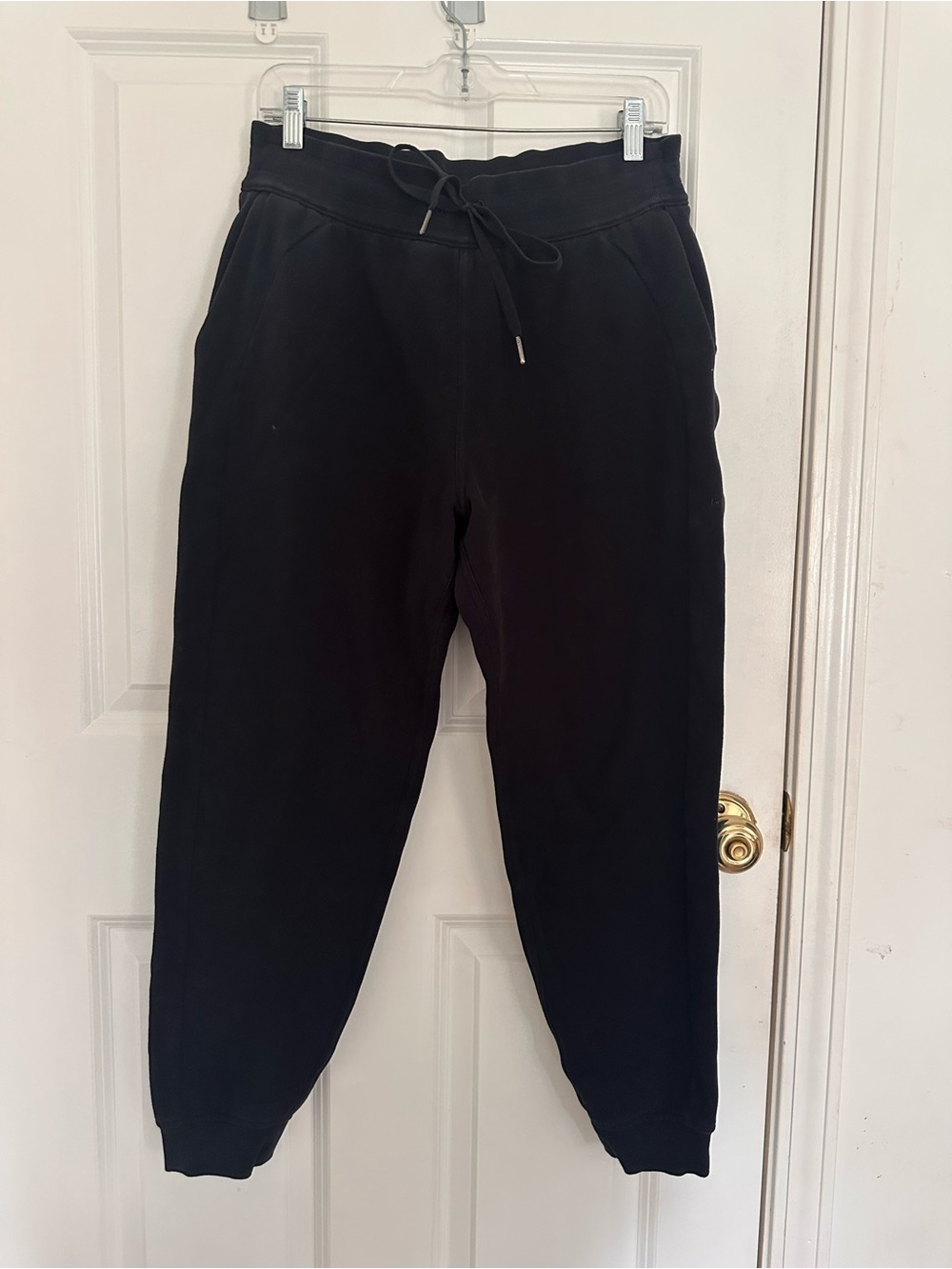 Lululemon sweat  Black Drawstring Jogger Pants 10